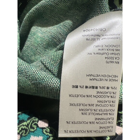 Maeve by Anthropologie Women's Geometric Print Pants Green Sz S Boho - Picture 6 of 9